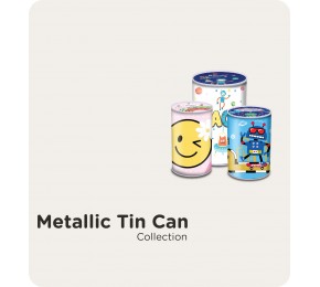 Koleksi Metalic Tin Can